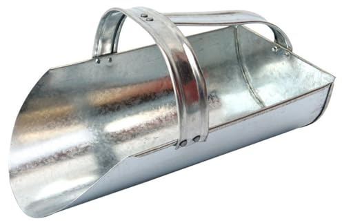 Fazvncv Outil d'alimentation en fer pour volaille - Haute capacité - Ergonomique - Réduit la fatigue - Revêtement résistant à la rouille - Entretien simple - Alimentation pour volaille