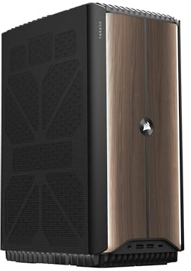 Corsair ONE i500 Gaming PC – Liquid Cooled Intel® Core™ i9 14900F CPU – Liquid Cooled NVIDIA® GeForce RTX™ 5070 GPU – 32GB Vengeance DDR5 Memory – 1TB M.2 SSD – Wood Dark