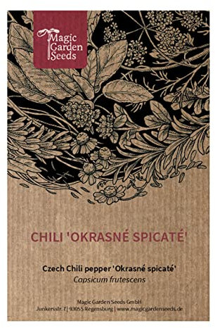 Chile checo 'Okrasné spicaté' (Capsicum frutescens) - aprox. 10 semillas