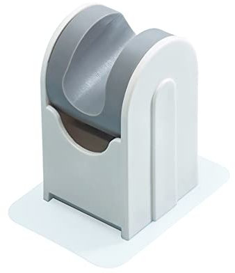 Universal Handbrause Halterung Ohne Bohren, Verstellbar Brausehalter Kunststoff wasserdichter Handbrausehalter, Duschkopfhalter für Bad und Toliet (Weiß, One Size)