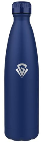 Botella Termica 750ml, Cantimplora Acero Inoxidable Reutilizable con Doble Pared, Botella de Agua sin BPA, A Prueba de Fugas, Termo Agua para Escuela, Oficina, Deporte, Senderismo, Viajes, Exterior