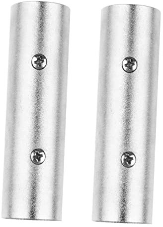 DIYEAH 2 Pièces Adaptateur XLR Mâle vers Mâle Connecteur XLR Broches pour Microphone