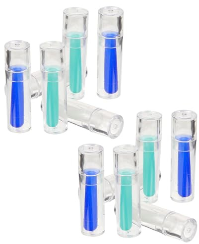 NIYANGLE 12pcs Lens Plunger Suction Cup for Hard Scleral and Rgp Lenses, Plastic and Soft Rubber Material with Storage Box, Safe Removal Tool for Monthly and Daily Lenses, for Makeup Pouch