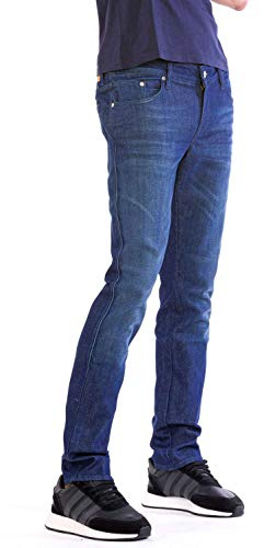 Meltin'Pot - Jeans MONTREAU para Hombre, Ajuste Regular, Cintura Muy Baja, Tiro caído ES 44