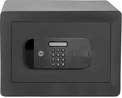 Yale YSFB/250/EB1 Motorized Safe Home, Black, Motorisierter Fingerprint Tresor