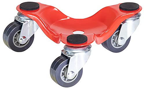 WAGNER Carrello da trasporto MM 1193 I 16 x 16 cm I con 3 ruote I cuscinetti antiscivolo- ideale per carichi ingombranti I portata 60 kg I protegge il pavimento I uso flessibile - 20119301