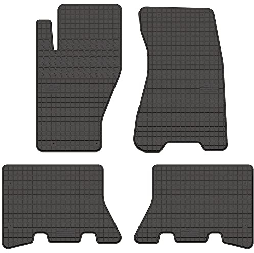 Gummimattor gummigolvmattor sats för Jeep Grand Cherokee II
