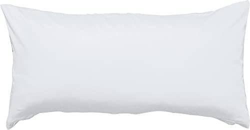Erwin Müller Kissenhülle, Kissenbezug Mako-Satin Landshut, 100% Baumwolle - seidiger Glanz, mit praktischem Reißverschluss, temperaturausgleichend - weiß - Kochfest Größe 40x80 cm