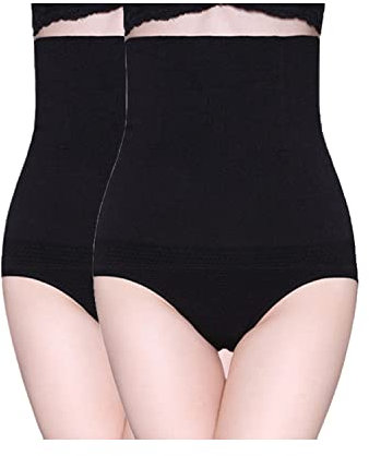 Libella Damen figurenformend Miederslip Miederpant mit Bauch-Weg-Effekt 3608 Multipack Schwarz+Schwarz M/L