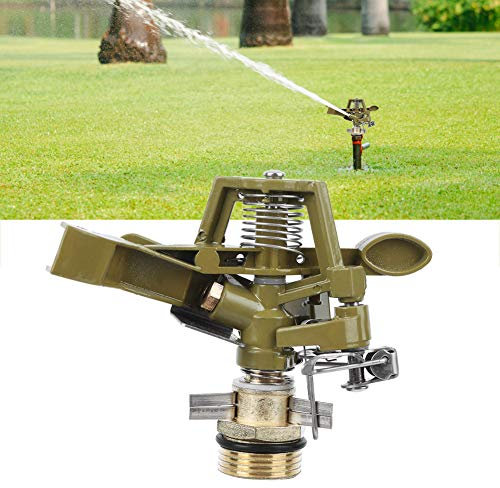 Arroseur à Impact de 3/4 Pouces, arroseur Rotatif de Jardin réglable de 0 à 360 degrés, pulvérisateur d'arrosage pour Jardin, pelouse, Irrigation