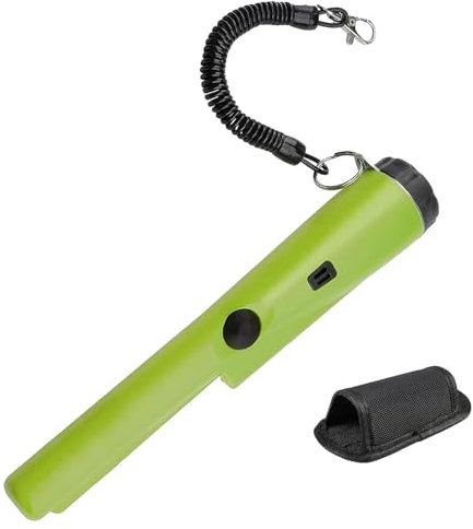 Handheld Metal Detector,Waterproof Small Metal Detector - Portable Professional High Accuracy Locator Tester with Holster for Treasure Hunting, Gold, Jewelry