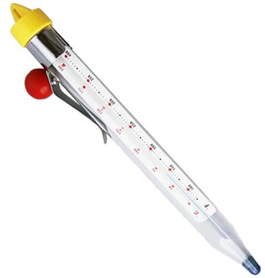 PEPLAYTAL Thermomètre Alimentaire Pour Sirop Thermomètre De Cuisson Facile à Fixer Aux Pots Ustensiles De Cuisine