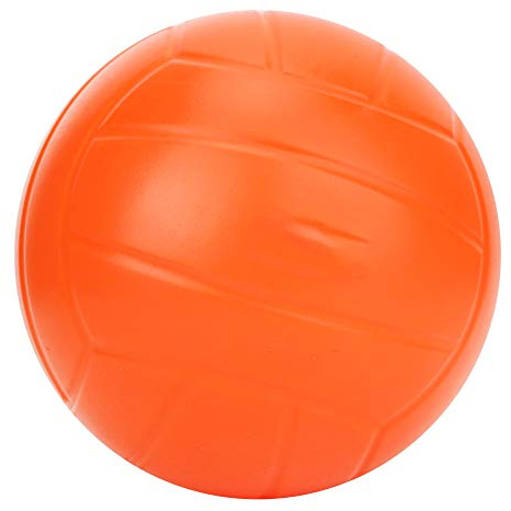 ANKROYU PU Sponge Volleyball Training Ball Durable Foam Indoor Outdoor Sports Equipment for Students Adults Beach Games Stadium Practice Orange 10cm 4 Inch
