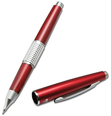 Pentel Sharp Kerry Automatic Pencil, 0.5mm Lead Size, Red Barrel, 1 Each (P1035B)