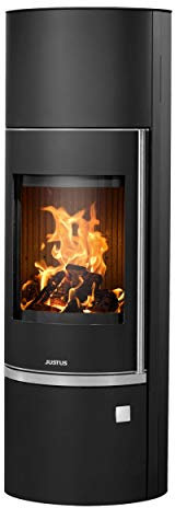 Justus 5694 10 Faro Aqua 2.0 Wasserführender Kaminofen Stahl Schwarz/A+