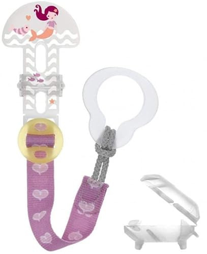 MAM Clip & Cover, Dummy Chain - Pink