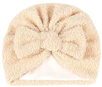 JAWSEU Cappello Turbante Bambina Cotone Morbido Knot Baby Hat, Baby Hat Turbante Fascia Cappellino, Fiocco Nodo Cerchietto per Capelli per Infantile Bambino Neonati Ragazza