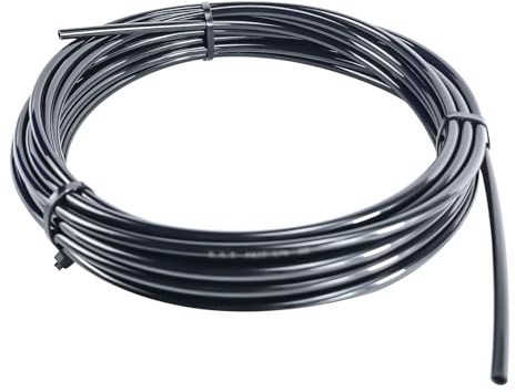 3/8 Black Nylon Air Line Tubing - 100 FT Air Hose, DOT Approved for Air Brake Tubing Suspension Or Fluid Transfer