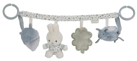 Little Dutch nijntje Miffy x Kinderwagenkette mit Figuren Spielzeug für Baby Hase Miffy blau - Lucky Leaves