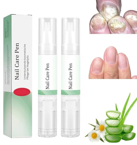 Nail Care Pen, Fungal Nail Treatment Pen with Tea Tree Oil and Vitamin E, Nourishing Cuticle Oil & Growth Treatment for Nails, Feet & Damaged Nails (10ml)