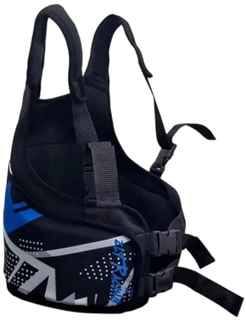 Harilla Kids Karting Rib Protector Vest Child Go Kart Chest Protector Versatile Ergonomic Comfortable Accessory Breathable Adjustable, Blue