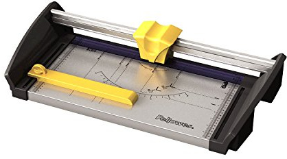 Fellowes Büro Rollenschneidemaschine Atom A4 schwarz/metallic