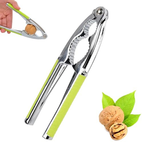 Schiaccianoci,Schiaccianoci Clip, schiaccianoci Antiscivolo,Schiaccianoci Clip,Acciaio Inox schiaccianoci,Schiaccianoci in Metallo,per Noci,mandorle,nocciole,Frutti di Mare