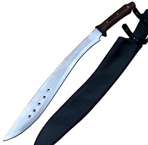 THE NEPAL Eli-Machete mit 50 cm langer Klinge – handgeschmiedetes Machetenmesser – große Machete – funktionierende Machete – schärfen – sofort einsatzbereit