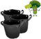 honju Growbag - Sac de plantation 8l, Pot pour tomate (pack de 3) (Sacs à plantes en tissu avec trous renforcés pour l'attacher, Meilleure croissance des racines, Évite l'humidité stagnante)