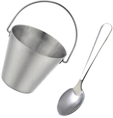 Abaodam Contenitore per Uova Portauovo in Acciaio Piccolo Secchiello per Uova Singole Portauovo Secchiello per Contenitore per sul da Pranzo