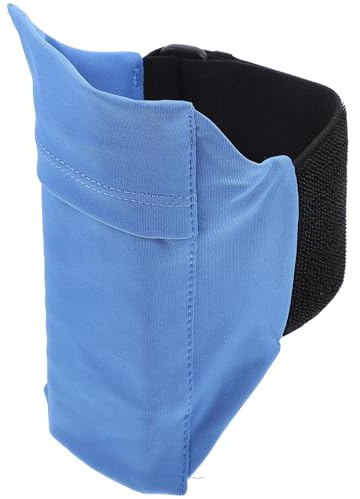 iplusmile Banda Pierna Deportiva Ajustable para Teléfono 5.5-7.5 Pulgadas, Bolsa De Pantorrilla Elástica Antideslizante, Color Azul, Soporte para Correr y Actividades Al Aire Libre