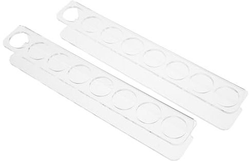 Healvian 2 St Kylskåpsflaskorganisatör Diabetesflaskfodral Kylskåpsflaskfodral Akryl Kylskåpsflaskhållare Kylskåpsflaskfodral Organizer Kylskåp Peptidhållare Flaskställ Transparent