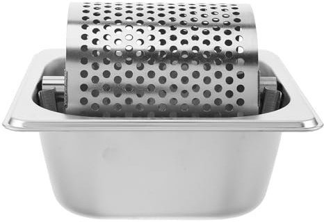 ASAKKURA Rullo per Burro in Acciaio Inox 1 Litro Strumento per Imburrare Hamburger e Torte per Cucina Commerciale e Griglia