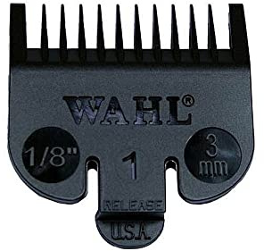 WAHL Nylon Attachment Combs, #1, 3mm, peignes de guidage pour tondeuse, accessoires, protections pour tondeuses professionnelles, noir, Super Taper, Taper2000, Senior, Magic Clip, Legend, Balding