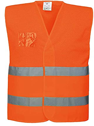 Portwest C494 Gilet Mezza Rete ad Alta Visibilità, Arancione, XX/3X