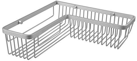Tatay Estanteria Ducha Esquina Aluminio | Incluye Tornillos | Compatible Sistema Sin Taladro (Quick Fix) | Resiste Humedad y Corrosión | Diseño Moderno | Fácil Drenaje | 30 x 8,5 x 30 cm - Modelo Ice