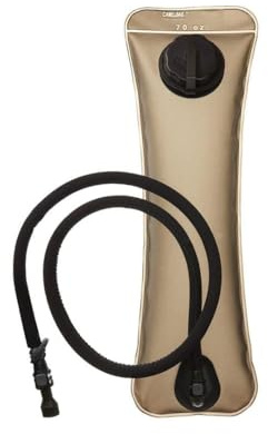 CamelBak 70 oz/2L MG Long Neck Reservoir - Tactical Hydration Bladder - Leak-Proof Water Bladder - BPA-Free, Brown