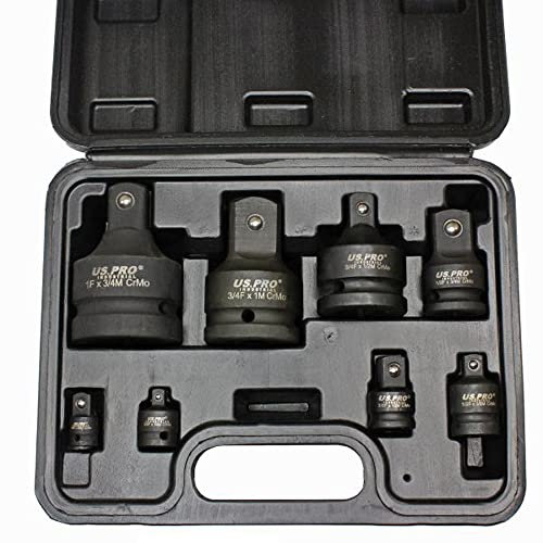 US PRO B1488 - Juego de adaptadores de enchufe de impacto (8 piezas)