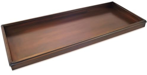 Good Directions Large Boot Tray, Classic Multi-Purpose All Weather Decorative Boot Tray, Shoes, Plants, Garage, Patio Door, Pet Bowls, 34 inch Entry Indoor Shoe Tray, Brown Copper Finish