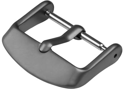 Archer Watch Straps - Fibbie per Cinturini in Acciaio Inossidabile (Grigio Opaco, 20mm)