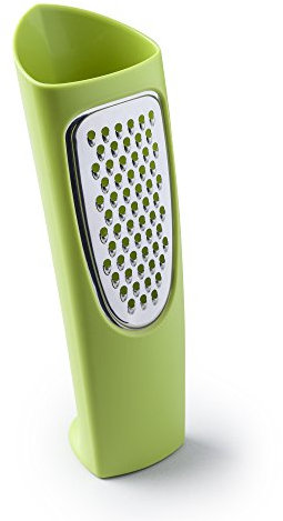 Zeal H28L Grate and Shake Table Cheese Grater with Stainless Steel Blade and Non Slip Feet Lime, Plastic