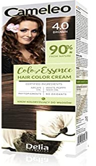Cameleo - Color Essence - Färbecreme - Braun - Färbung TON IN TON. - Wirkung bis zu 8 Waschgänge - Natürliche, tiefe Farbe - Farbauffrischung - Pflege - Weißer Mohn und Arganöl - 75g