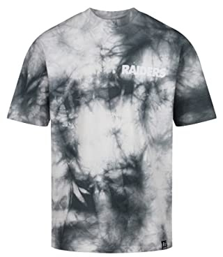 Recovered NFL T-shirt jersey jersey amerikansk fotboll fanshirt laglogo hjälm tie-dye sommar överdimensionerad