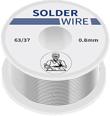 60W Lötkolben Set, Automatisch Elektronik Lötpistole Kit mit Entlötpumpe, Pinzette, Lötdrähten, Handlötkolben-Set Elektrische Schweißpistole für Heimwerker Elektrotechnik Reparaturen (0,8mm Zinndraht)