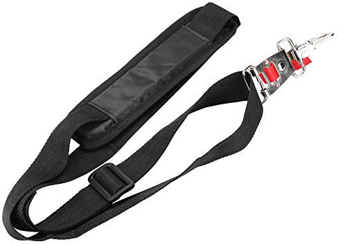 MUNEFE Strimmer Harness, Nylon Single Shoulder Harness, Pruner Harness Strap for Brush Cutter Chainsaw Black