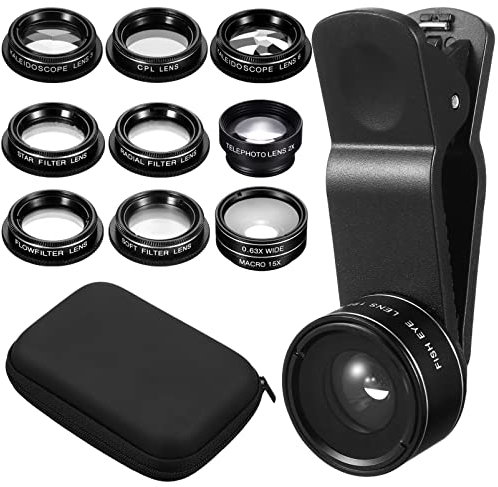 CHILDWEET Komplettes Handy-Kamera-objektiv-Set Weitwinkel Makro Multifunktional Einfach Zu Bedienen Tragbar