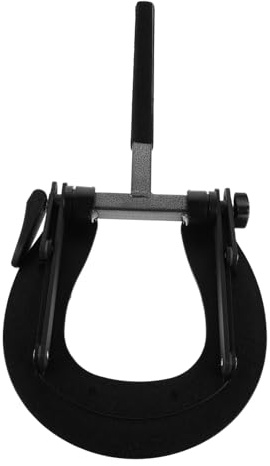 Healeved berceau facial portatif support de tête ergonomique support d'appui-tête de spa berceau de massage de remplacement pour visages Black