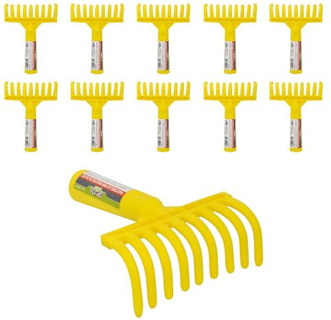 KOMBO Garden Olivräfsa 9 sprickbeständiga PP-tänder – längd 14 cm, stavfäste, flexibel och hållbar (5)