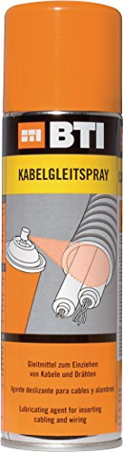 Kabelgleitspray - 400ml - bildet Schmierfilm - Einziehen von Kabeln und Drähten in Elektroinstallationsrohren, Schächten und Kanälen