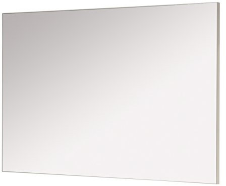 Germania Spiegel 3760-84 GW-SCALEA, rahmenlos mit Trägerplatte in Weiß, 87 x 55 x 3 cm (BxHxT), 3 x 87 x 55 cm